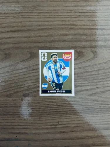 EXTRA STICKER MESSI OURO
