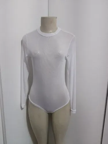 Body branco segunda pele