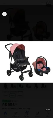 Bebê conforto e carrinho de bebê!
