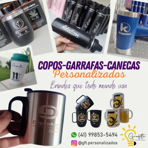 Brindes personalizados com sua logo marca!