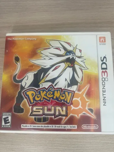 Pokemon sun Pokemon X jogo nintendo 3ds