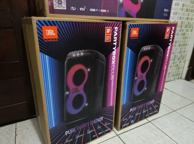 Caixa Bluetooth JBL PartyBox 120 CLUB - 1 Ano de Garantia Nota Fiscal