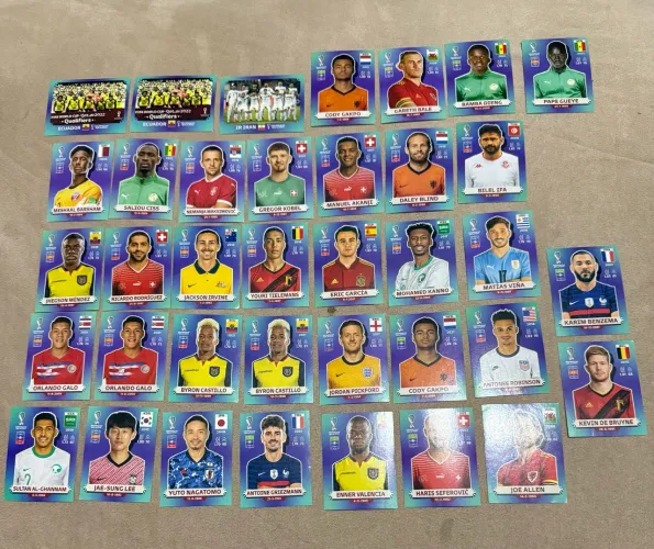 Figurinhas da Copa de 2022 - Panini