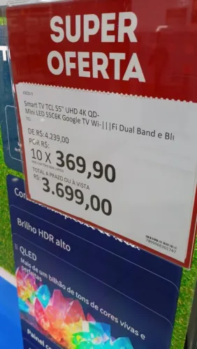 tv mini led 55"