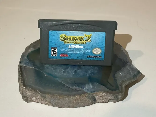 Cartucho do jogo Shrek 2 Game Boy Adavence