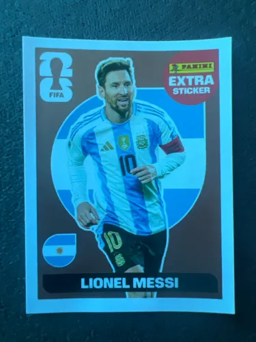 Figurinha Messi Bronze