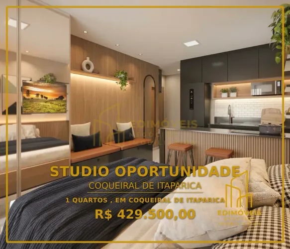 Exclusivo studio em Coqueiral de Itaparica, perfeito para investimento e locação