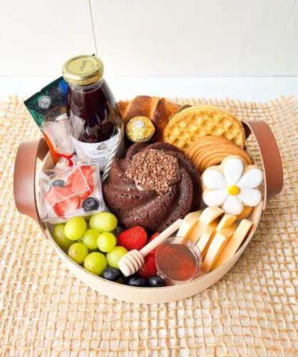 Cesta café da manhã 150$