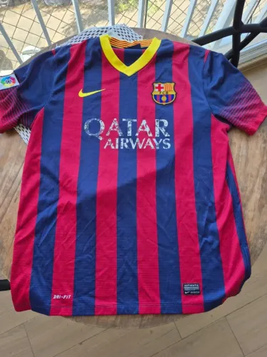 camisa barcelona home 2013/2014 - tamanho g