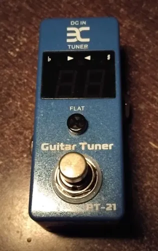 pedal afinador pt-21 C/ Flat tuning (afina meio tom)