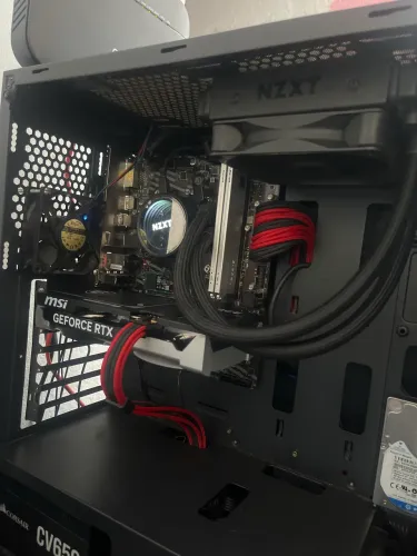 Kit upgrade H410m a pro MSI + i7 10700 + water cooler nzxt (precisa do suporte)
