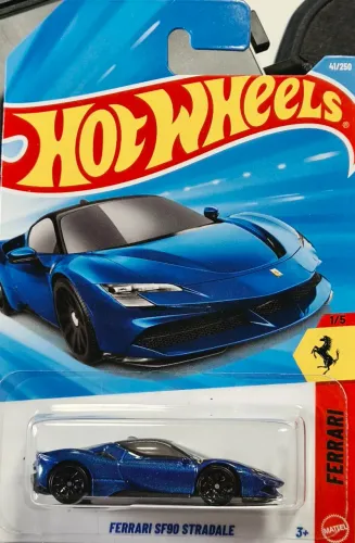 Hot Wheels Ferrari SF90 Stradale Azul