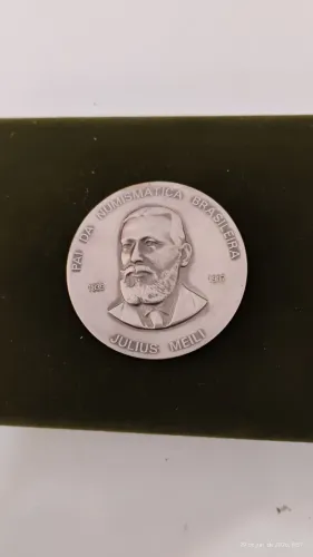 Medalha comemorativa Pai da numismática 