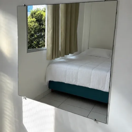 Espelho 1m x 1m Usado - Em Ótimo Estado
