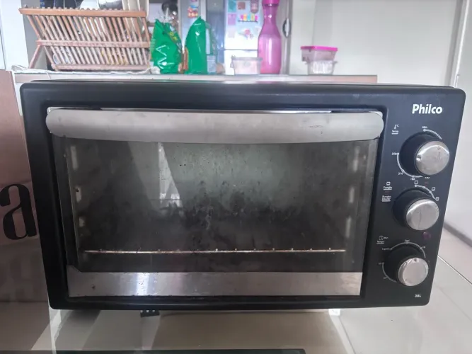 Forno Elétrico Philco PFE40P 38L Preto 127V - Funcionando Perfeitamente