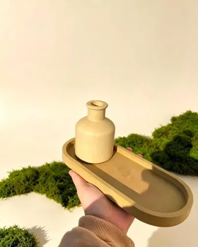 Kit peças de gesso de decoração