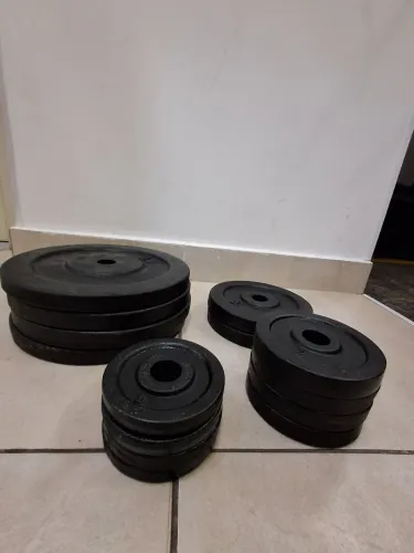 Kit Anilhas 10kg, 5kg, 2kg,.1kg