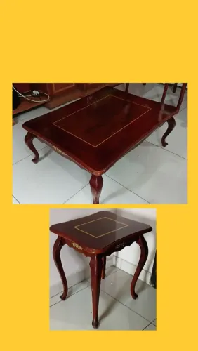 Mesa de centro e aparador estilo Chipandelle