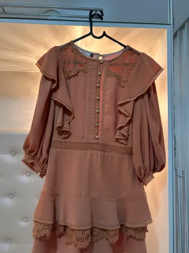 OPORTUNIDADE Vestido elegante marrom