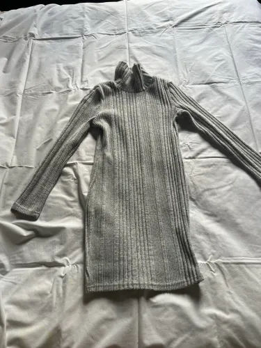 Vestido Peluciado de gola alta infantil