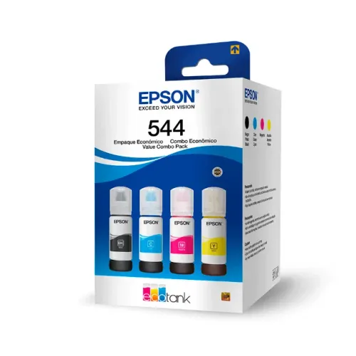 Kit Refil Tinta Epson 544 | Garantia | Entrega Grátis