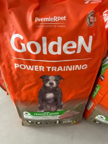 VENDO RAÇÃO GOLDEN POWER TRAINING 15KG