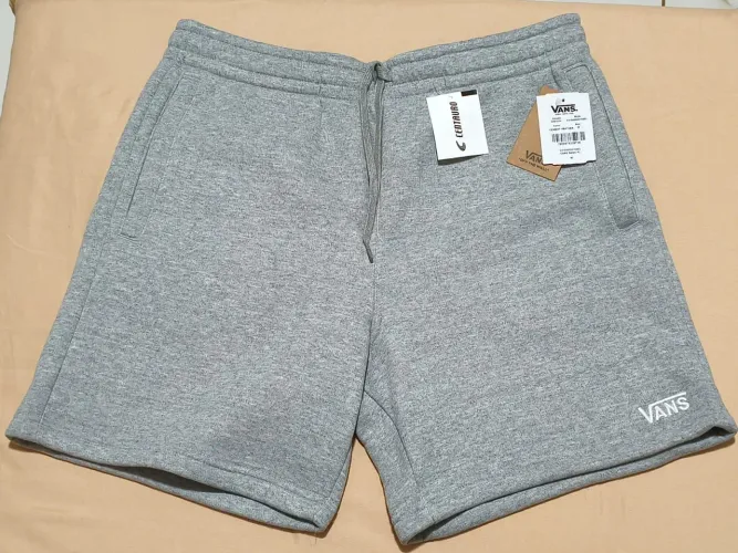 BERMUDA VANS MOLETOM  CORE BASIC  - CINZA TAMANHO M ORIGINAL NOVA