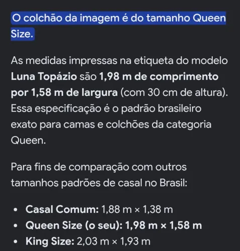 Cama nova toda na embalagem