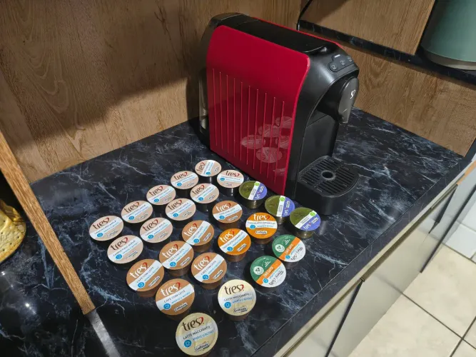 Cafeteira 3 corações