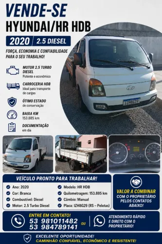 caminhao hyundai hr