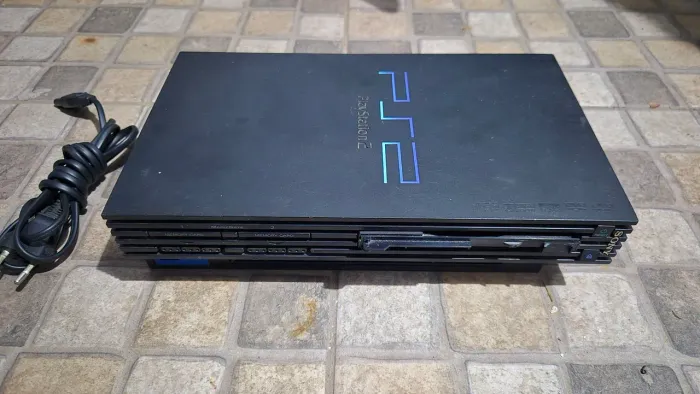 PlayStation 2 Fat PS2 SCPH-39001 Sony Liga Leitor Travando