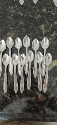 12 colheres de café inox Royplat 