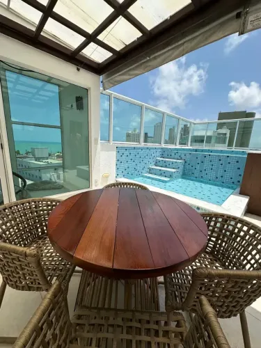 Ponta Negra cobertura duplex com piscina 2 suítes mobiliada Natal RN