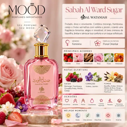 Perfume Árabe Linha Sabah Al Ward