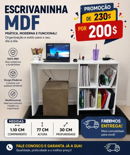 Mesa de Estudo/Escritório