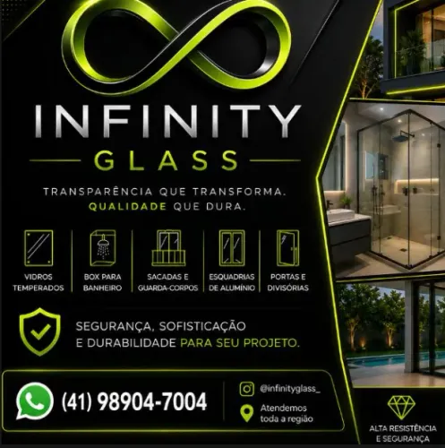 INFINITY GLASS - Vidraçaria (Box, Espelhos, Sacadas e Muito mais...)