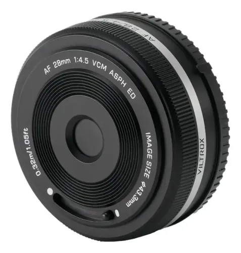 Lente Viltrox AF 28mm f/4.5 para Sony E-mount Full Frame AF