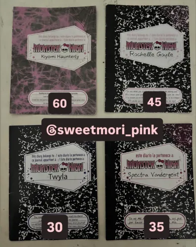 Lote diários Monster High