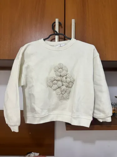 Casaco moletom Zara infantil 