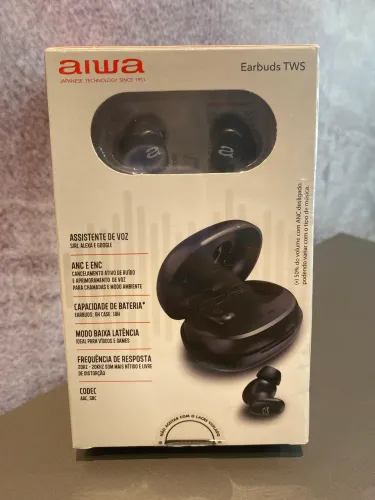 fone de ouvido Aiwa modelo AW-TWSD3U