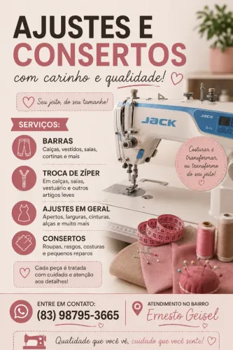 Costureira Ajustes e Consertos