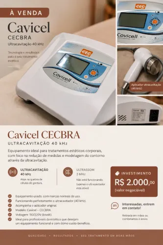 Ultracavitador estético