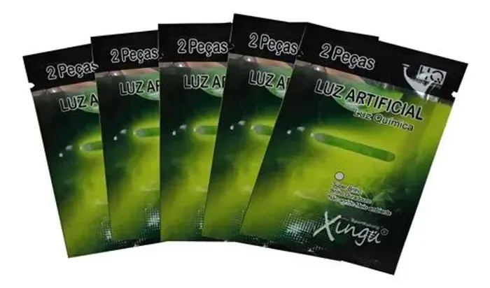 Kit C/10 Bastao de Luz artificial, Pesca Noturna para vara com boia.