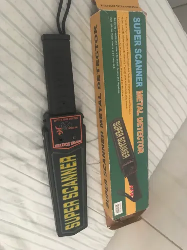 Super scanner metal detector -150 ( sem entrega)