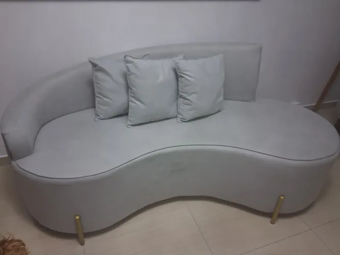 Sofá orgânico 3 lugares