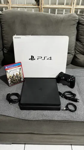 Ps4 slim 1tb com caixa