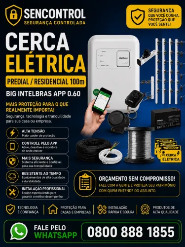 Cerca elétrica, instalação ou manutenção