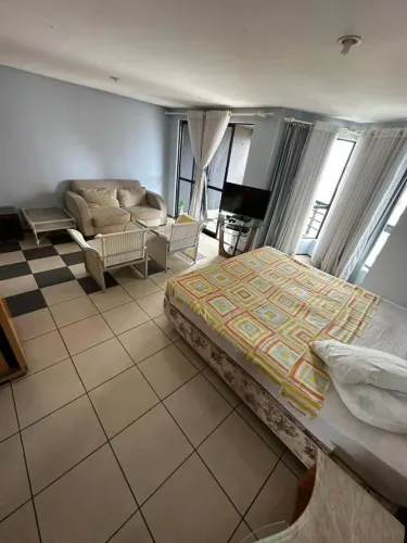 Iate Plaza Residence - Vista Mar - Porteira Fechada - 52 metros - 1 suíte - Lazer - Beira