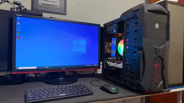 PC GAMER COMPLETO Intel i7 7700K / GTX 1060 6GB / 16GB DDR4 / SSD 256GB