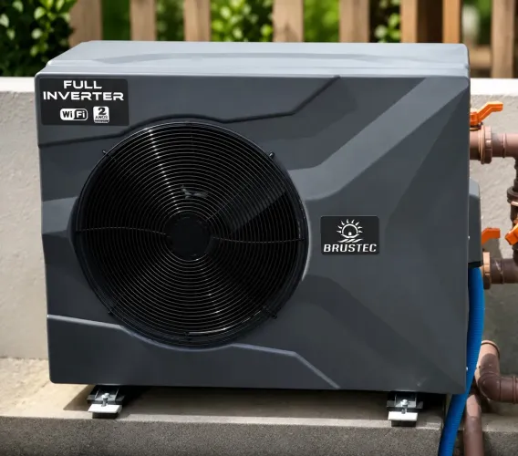 Aquecimento para piscina trocador de calor full inverter